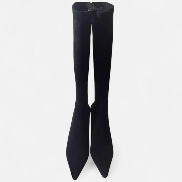 Women’s Suede High Heeled Boots