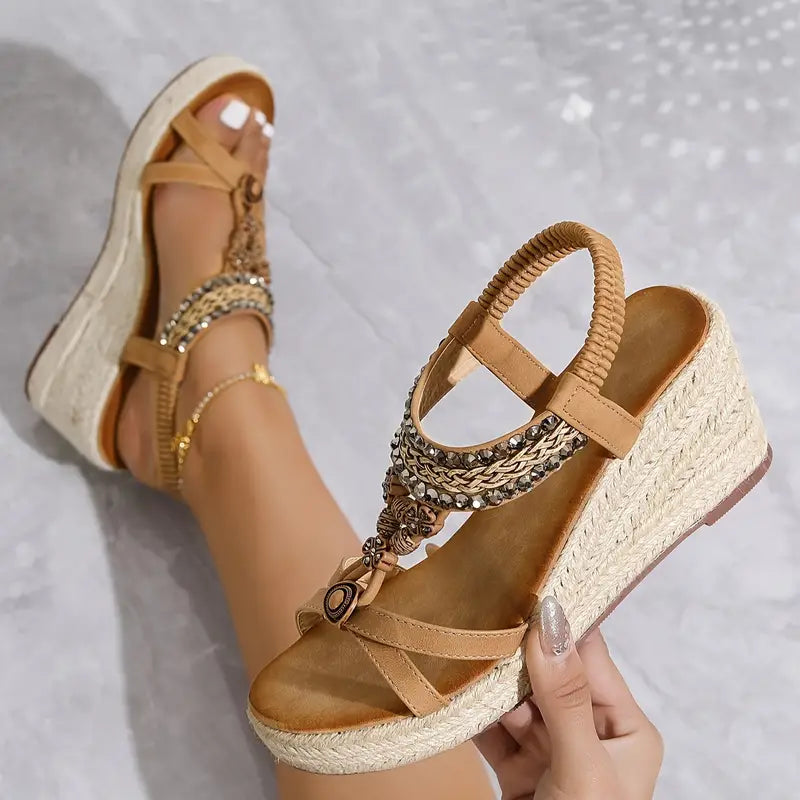 Women's wedge heel sandals