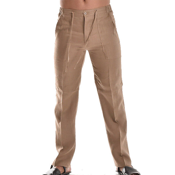 Breathable Linen summer trousers for men