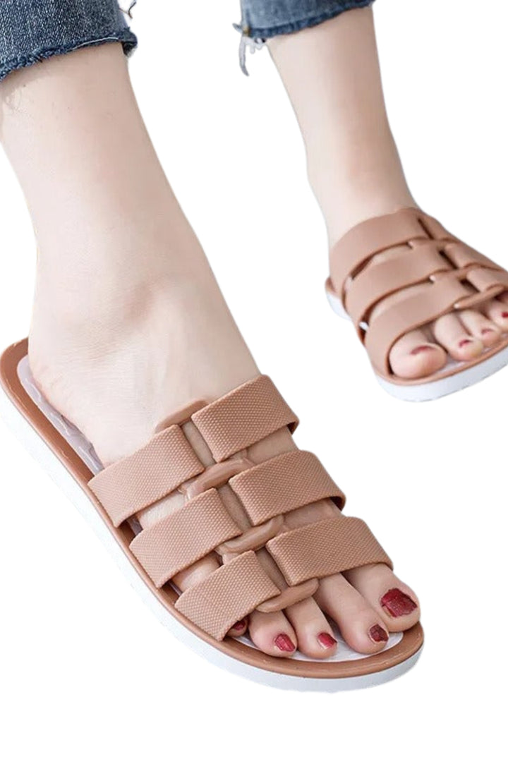 Women's buckle strap beach comfortable sandals