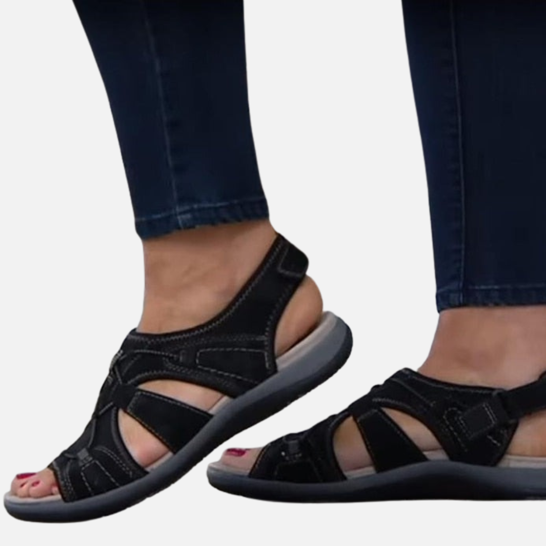 Marisenne | Women's Orthopedic Velcro Strap Sandal