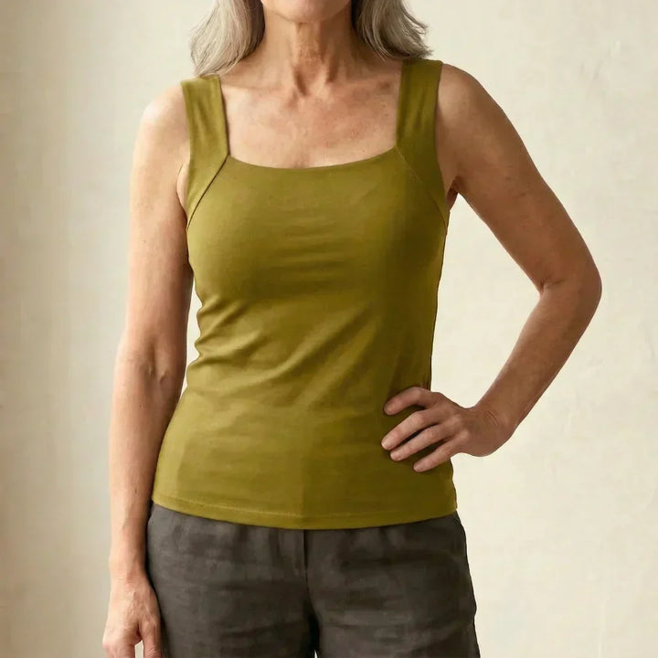 Sorvane | Women's Built In Bra Tank Top