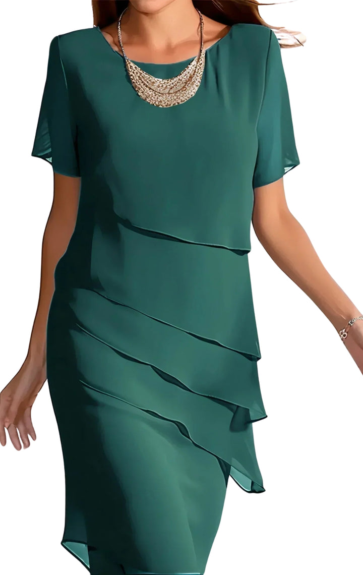 Elegant layered dress for women