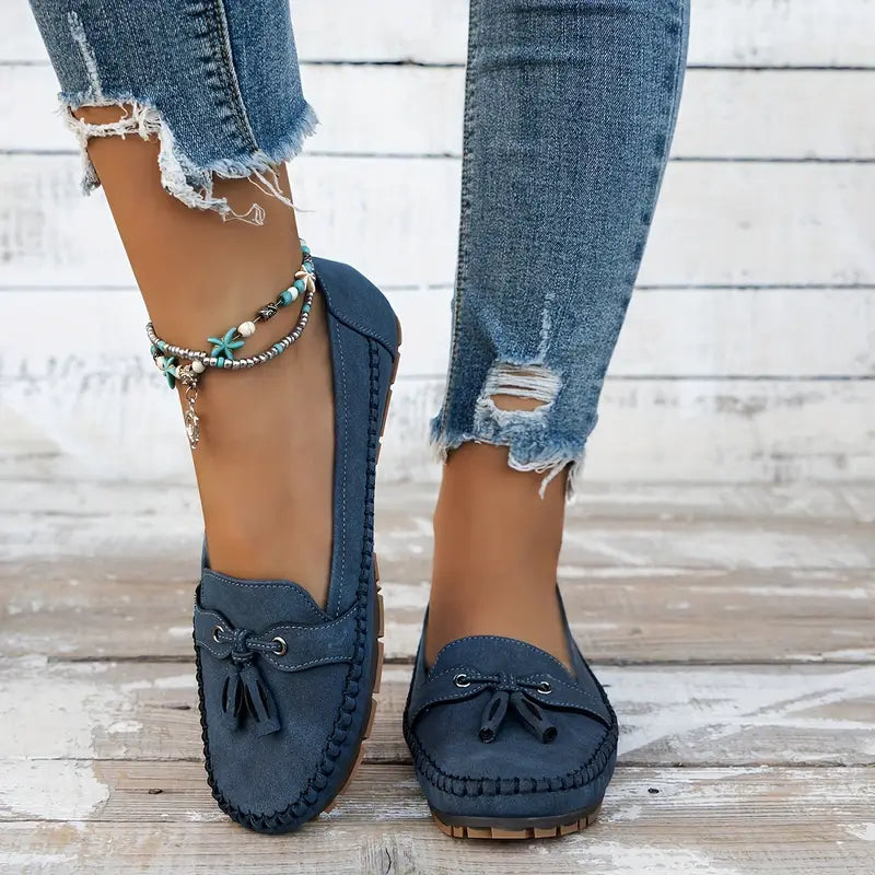 Comfortable soft slip-on moccasins for women | Lise -5