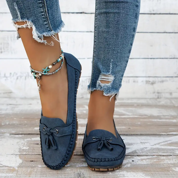 Comfortable soft slip-on moccasins for women | Lise -5