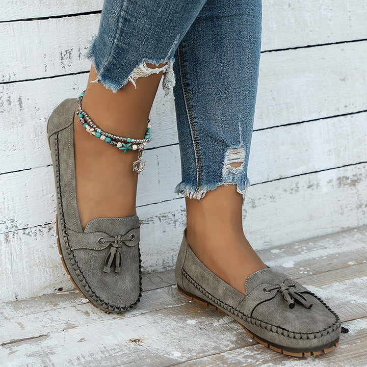 Comfortable soft slip-on moccasins for women | Lise -14