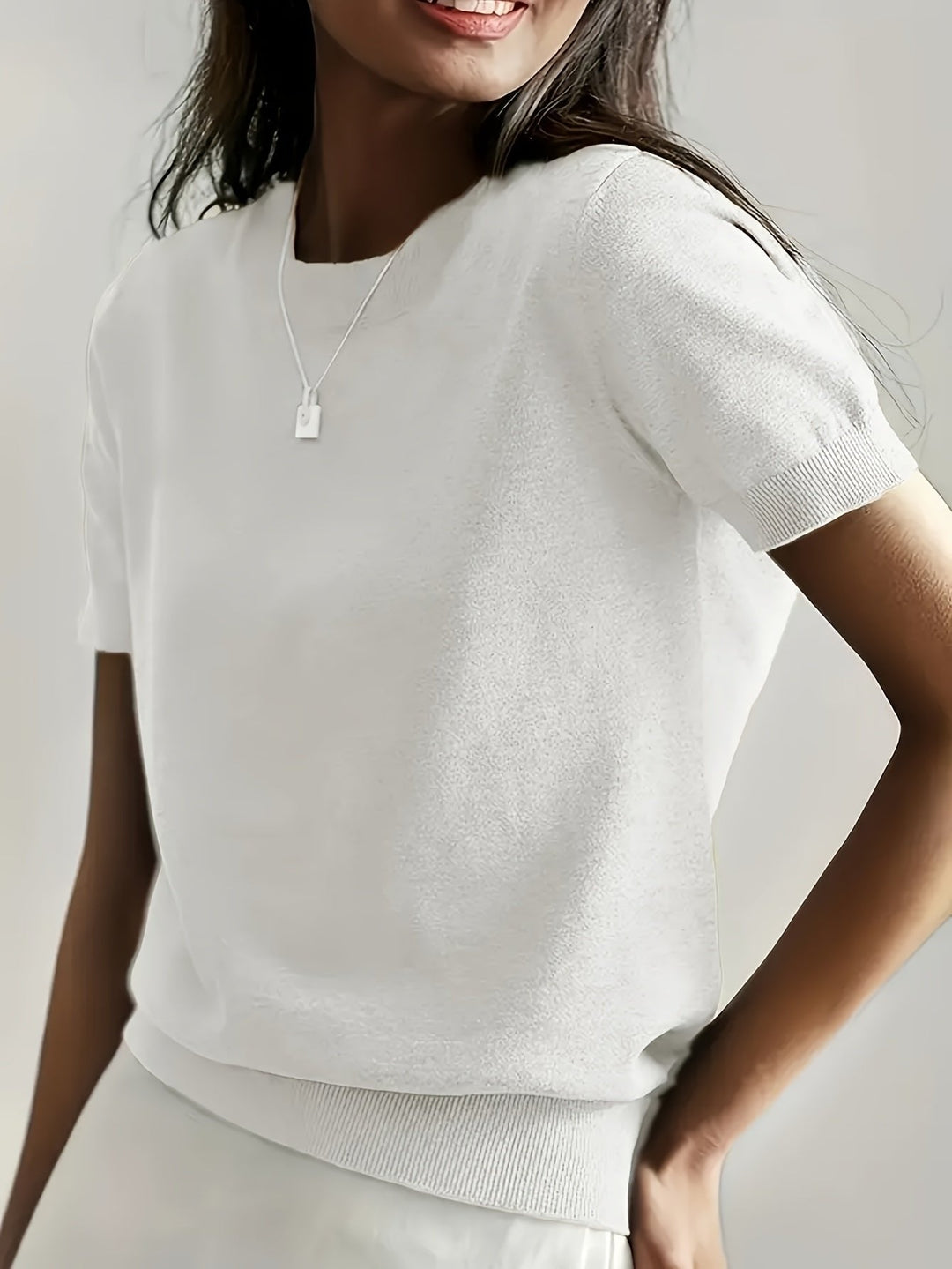 Elira | Women's Short Sleeve Viscose Knit Top