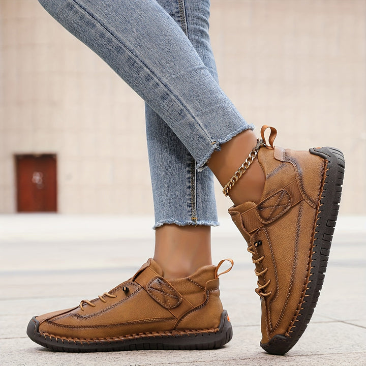 Sylvara | Women's Breathable Slip On Sneakers with Strap