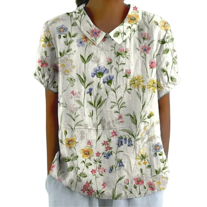 Casual flower top for women