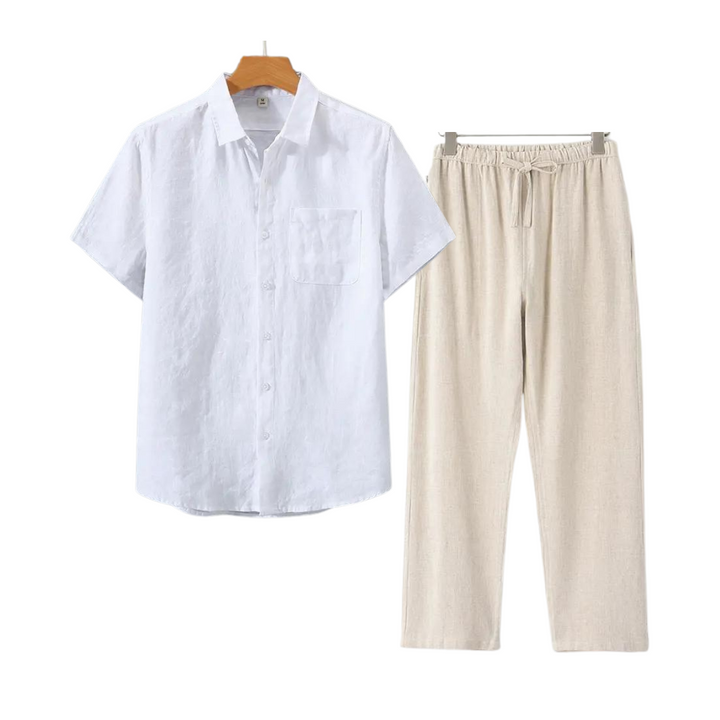 Men's summer linen set