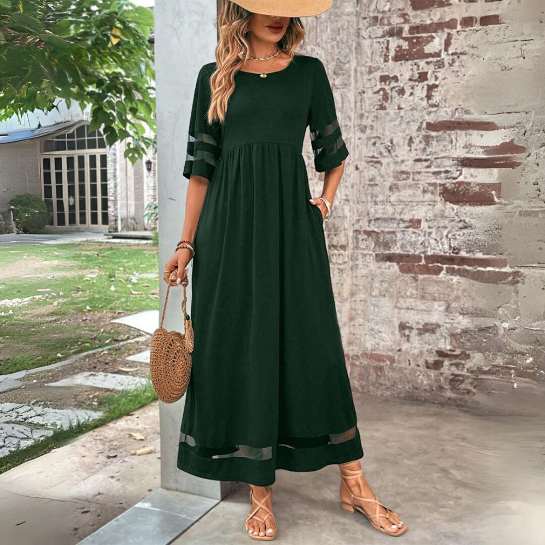 Elegant flattering everyday dress for women | Adeline -3