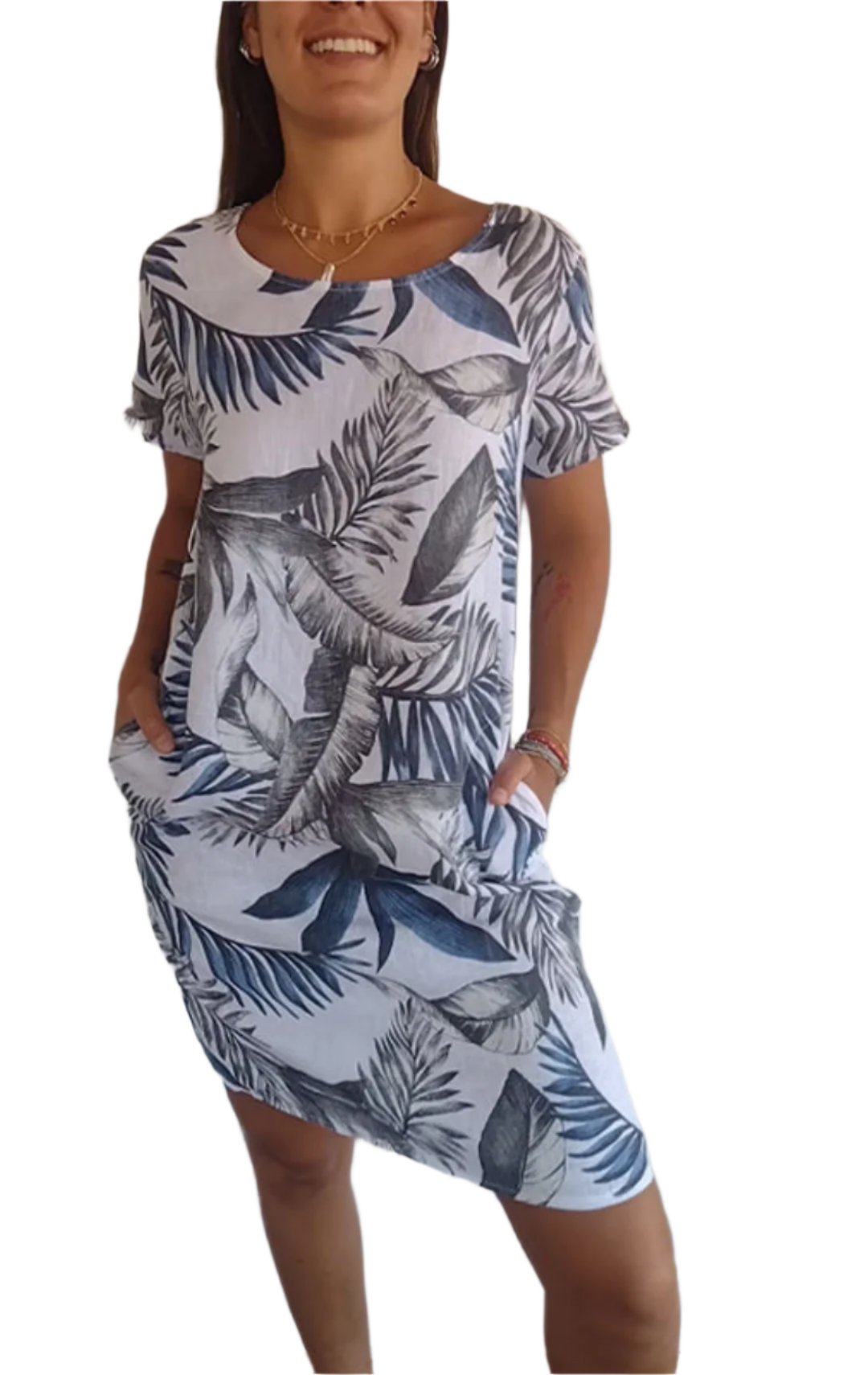 Floral printed dress for women