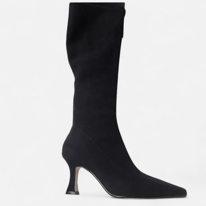 Women’s Suede High Heeled Boots