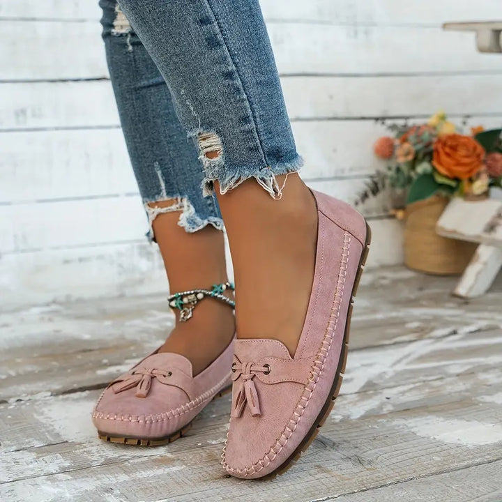 Comfortable soft slip-on moccasins for women | Lise -7