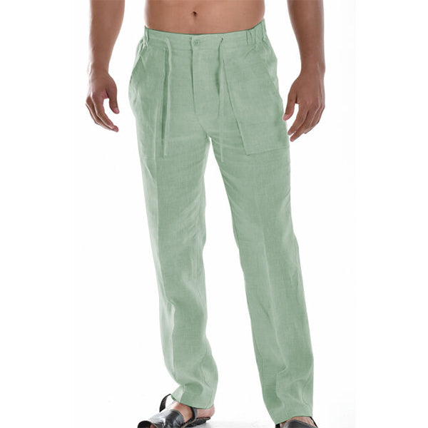 Breathable Linen summer trousers for men