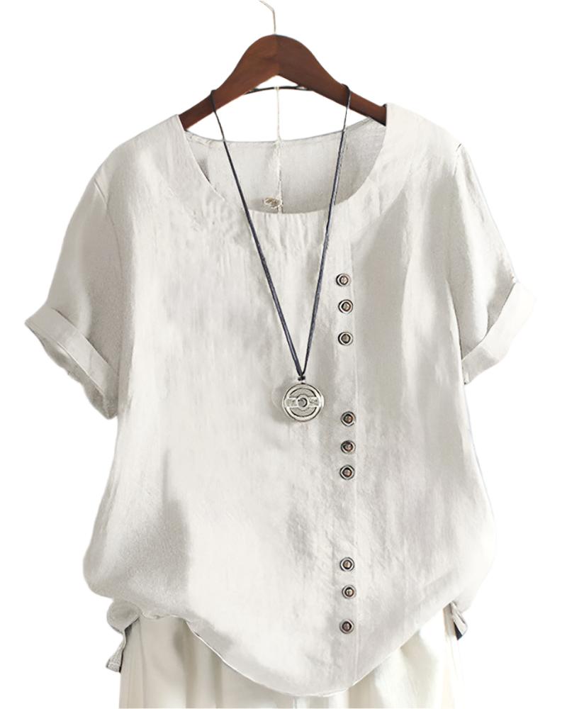 Women's short sleeve blouse