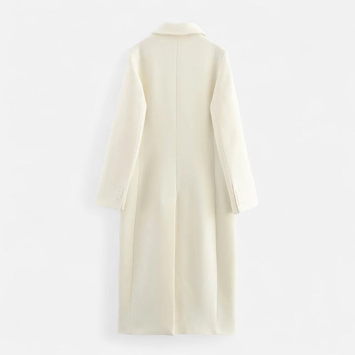 Women's Elegant Collared Trench Coat