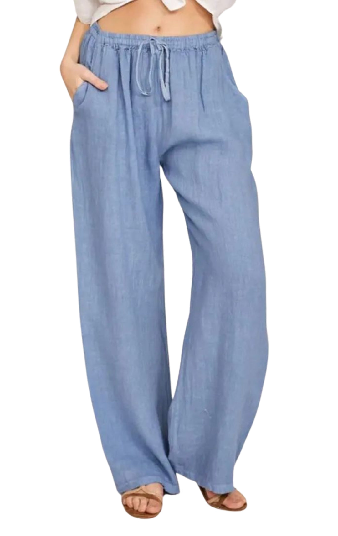 Lightweight linen pant for women