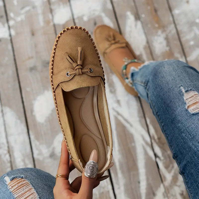 Comfortable soft slip-on moccasins for women | Lise -16