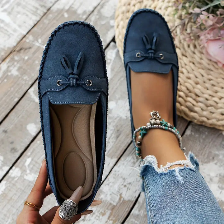 Comfortable soft slip-on moccasins for women | Lise -13