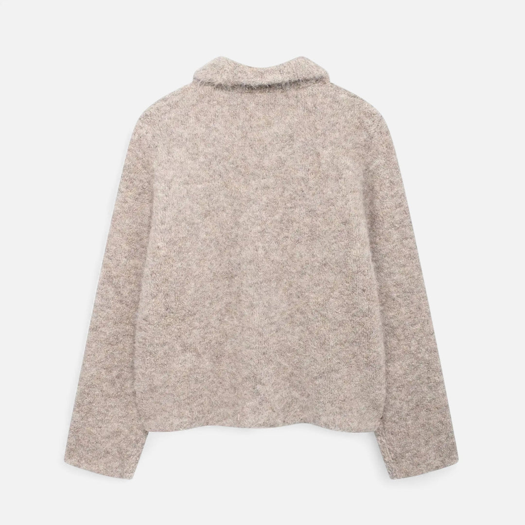 Women’s Elegant Floral Knit Button Cardigan