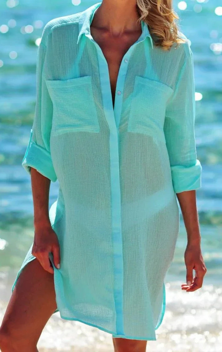 Cover up beach dress for women