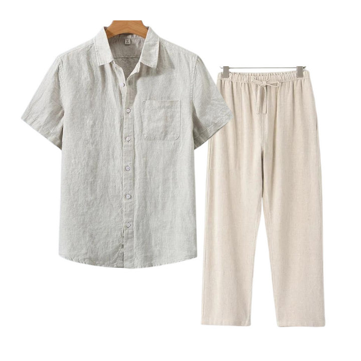 Men's summer linen set