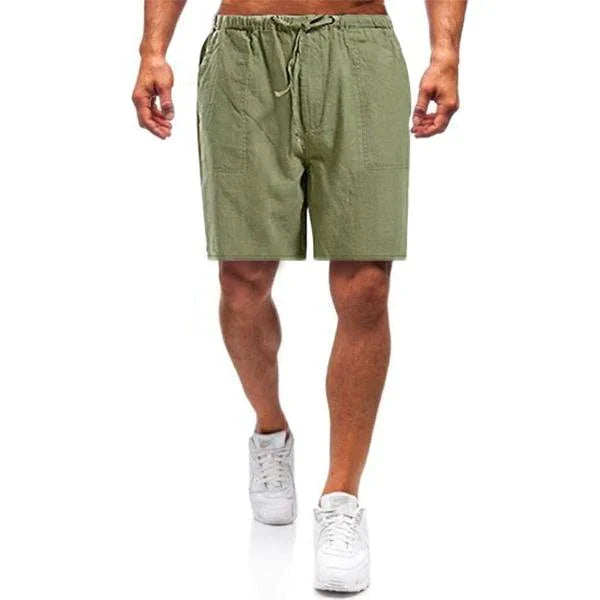 Linen shorts for men