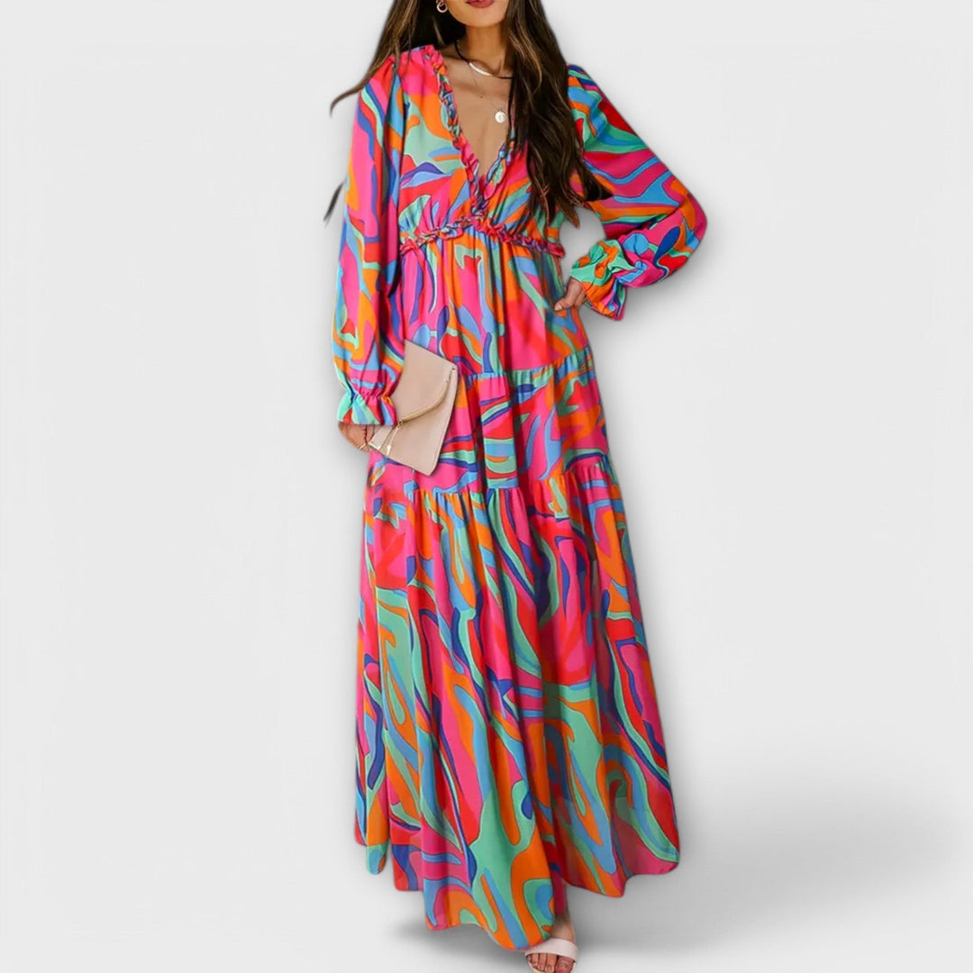 Women's Long Sleeve Summer Dress