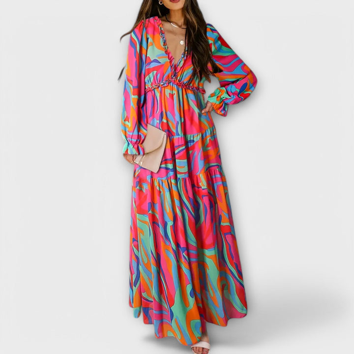 Women's Long Sleeve Summer Dress