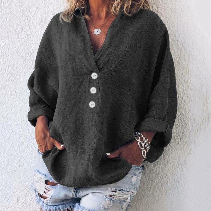 Lanessa | Women's Cotton Linen Relaxed Knit Sweater