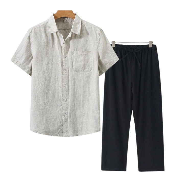 Men's summer linen set