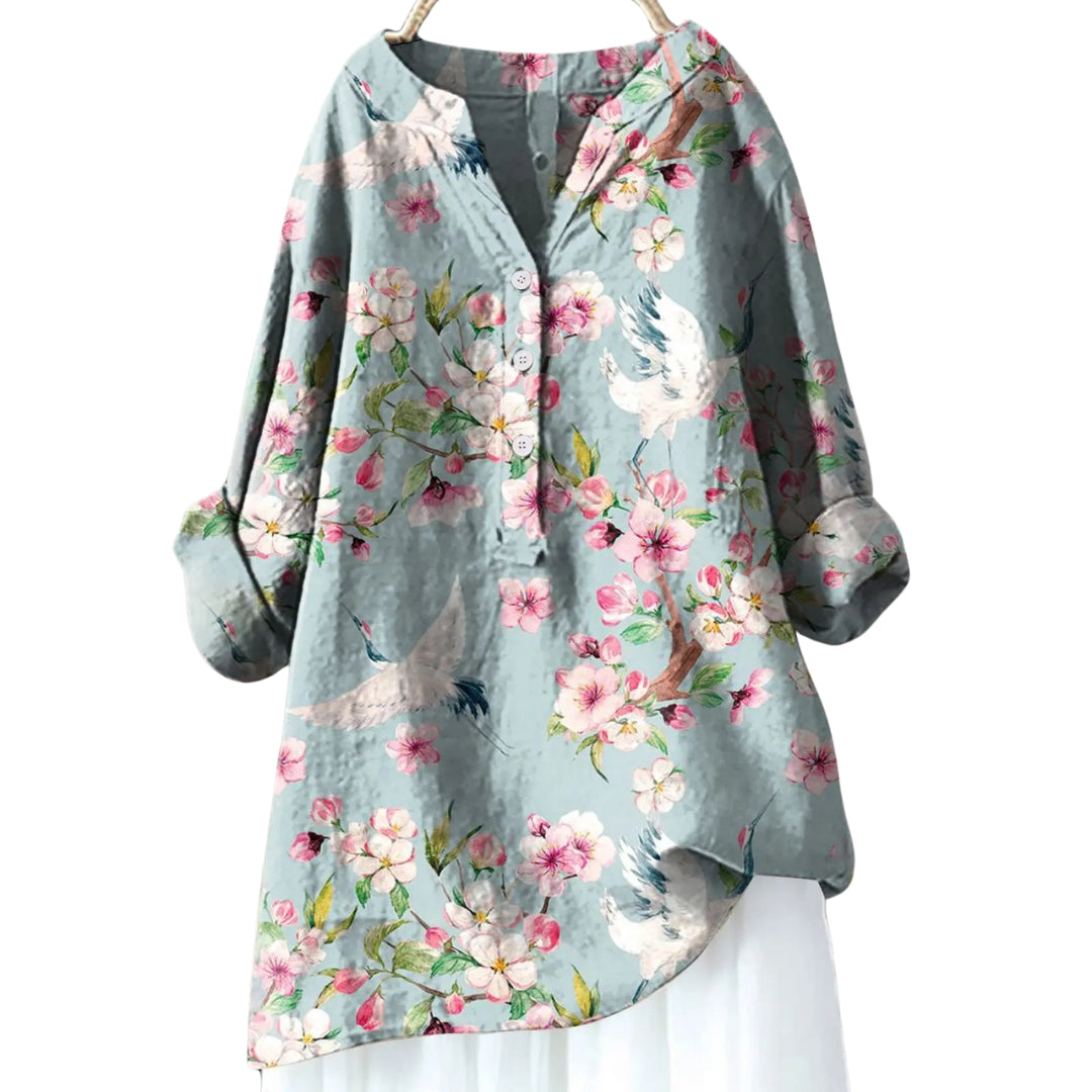 Casual flower top for women