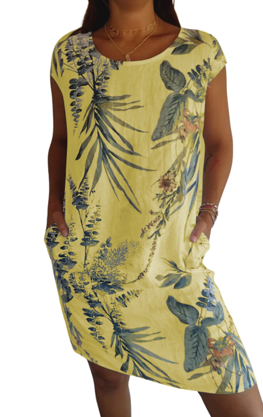 Floral printed dress for women