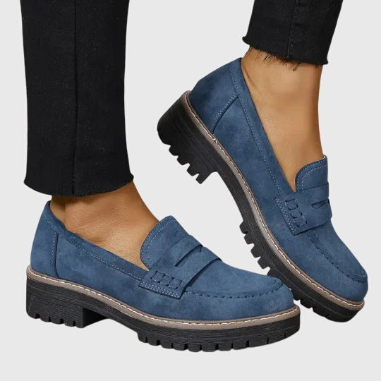 Women's Chunky Suede Loafers