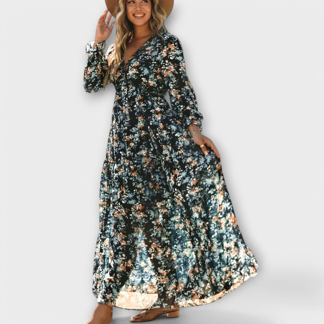 Women's Long Sleeve Summer Dress