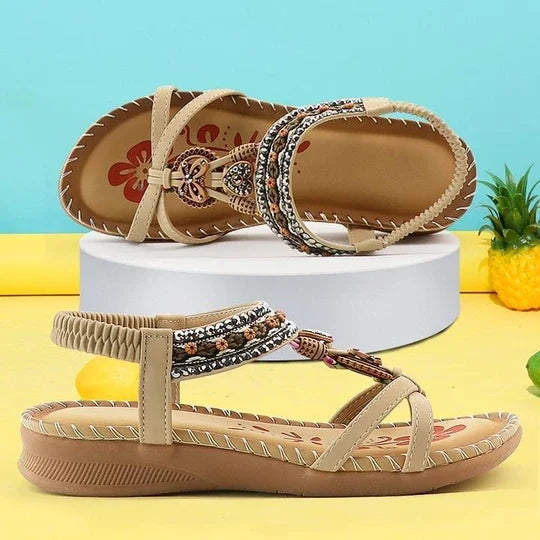 Women's bohemian style comfy sandals