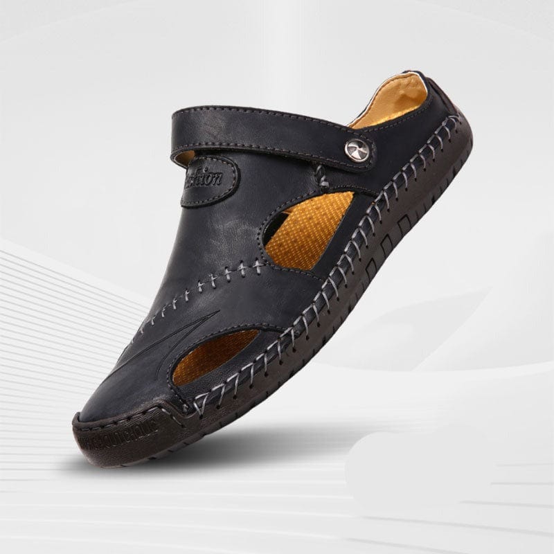 Leather sandals for men