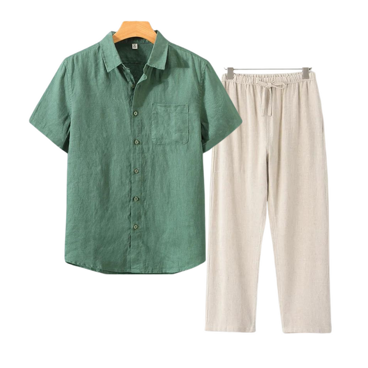 Men's summer linen set