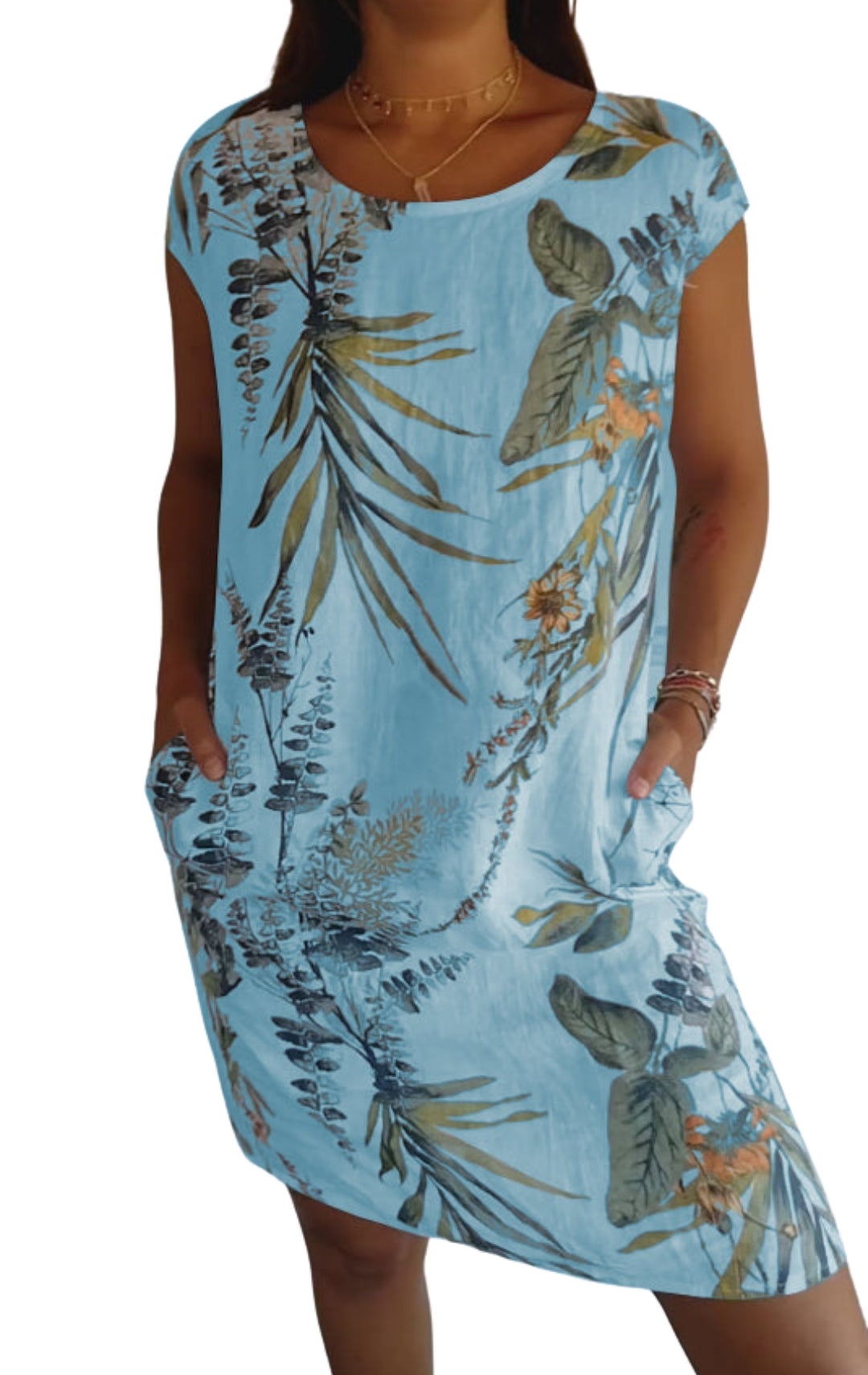 Floral printed dress for women