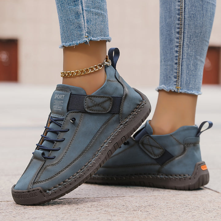 Sylvara | Women's Breathable Slip On Sneakers with Strap