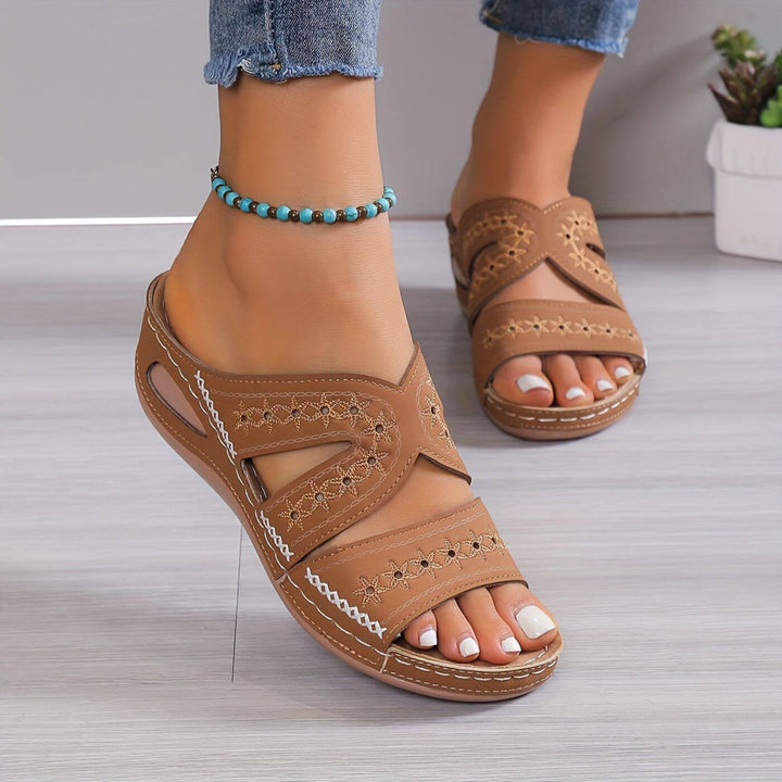 Mirelle | Women's Shock Absorbing Orthopedic Sandals with Grip Sole