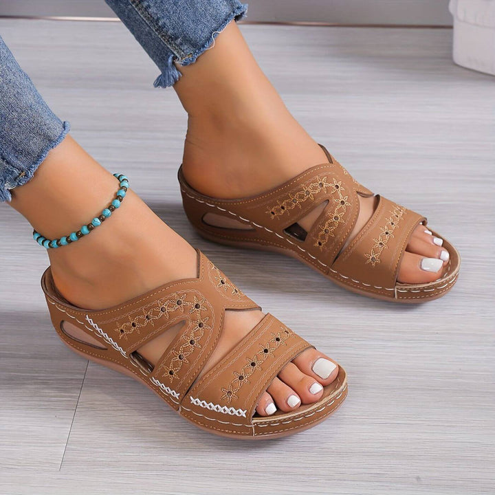 Mirelle | Women's Shock Absorbing Orthopedic Sandals with Grip Sole