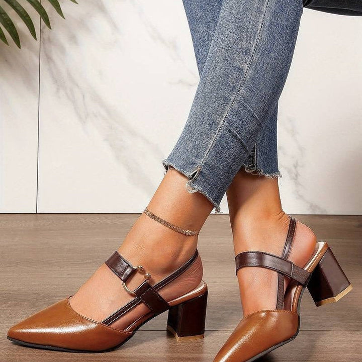 Comfortable Leather Heels for Women