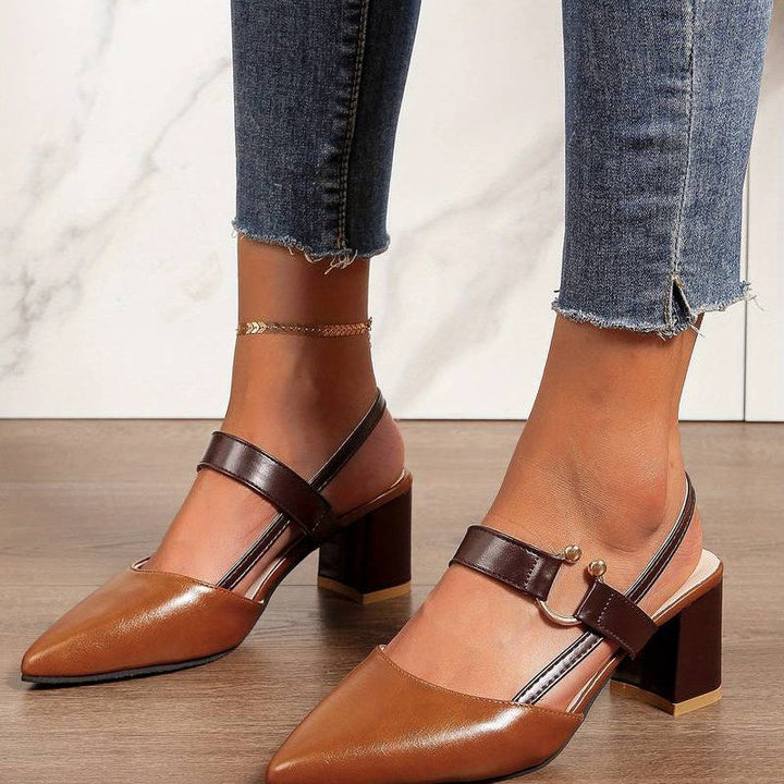 Comfortable Leather Heels for Women