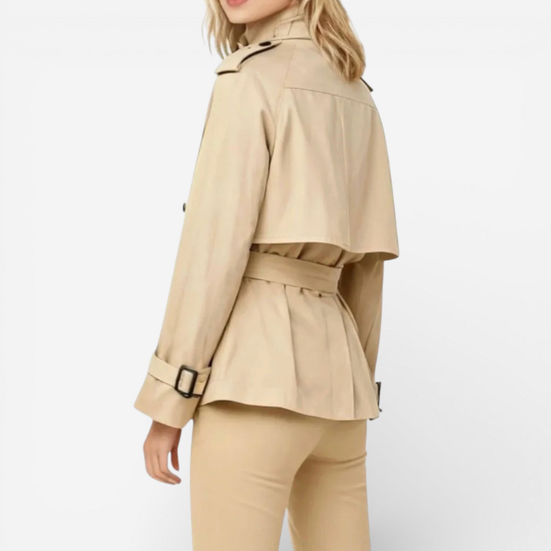 Women's Double-Breasted Trench Coat