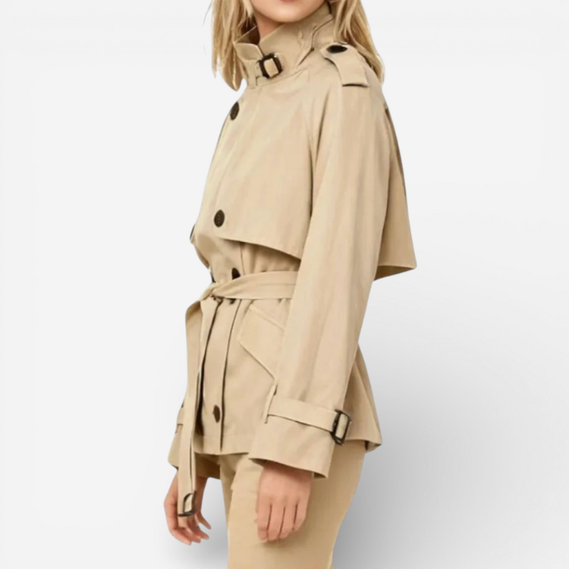 Women's Double-Breasted Trench Coat