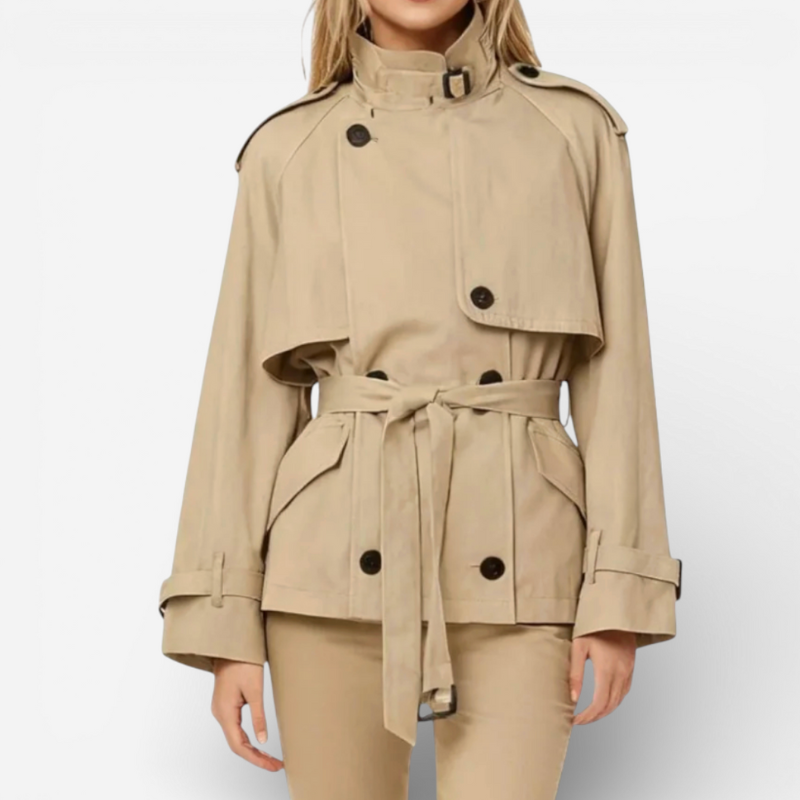 Women's Double-Breasted Trench Coat