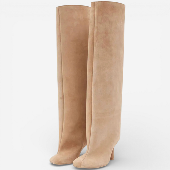 Women's Elegant Knee High Heeled Boots