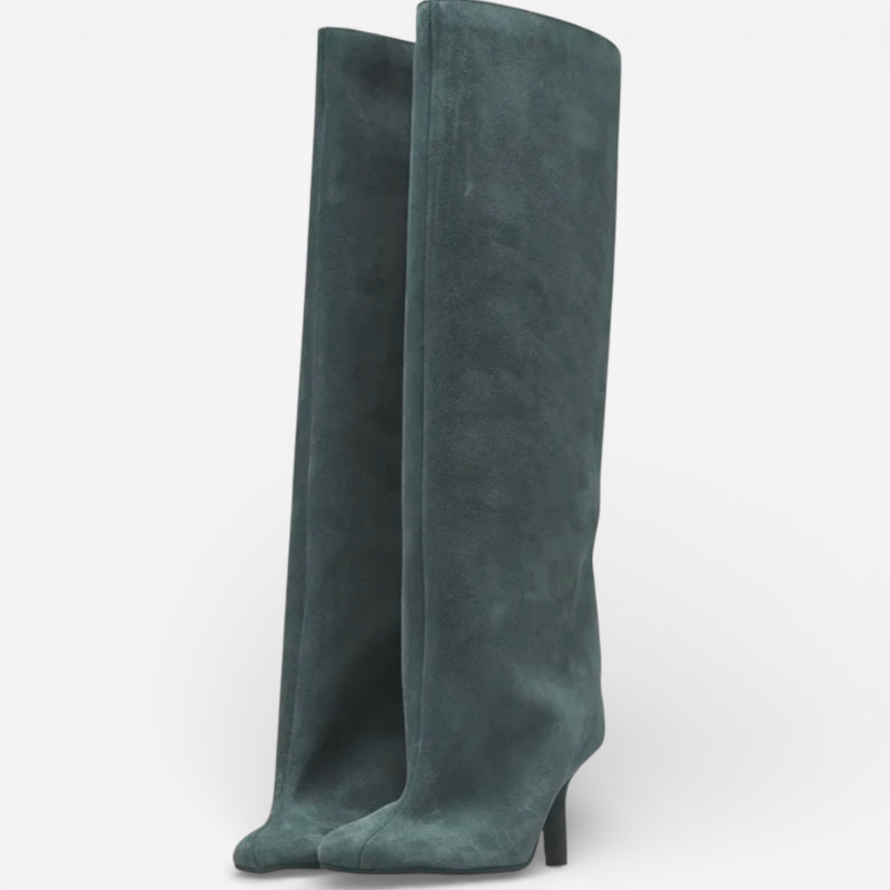 Women's Elegant Knee High Heeled Boots